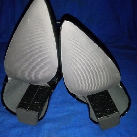 Public Desire THE CROC BLACK LAYER FYRE Ankle Boots ( BRAND NEW !!!! ) - Picture 6 of 7